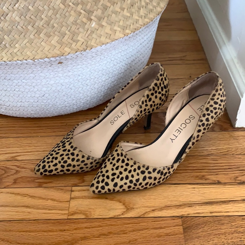 Sole Society leopard hair print